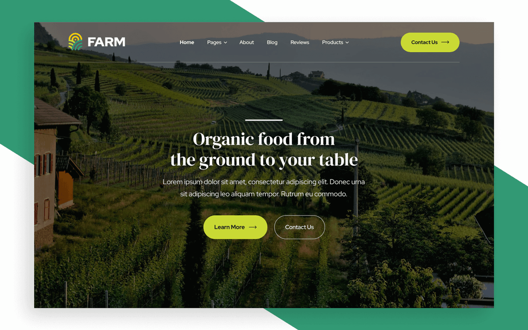 Farm Farm HTML5 Responsive Website Template